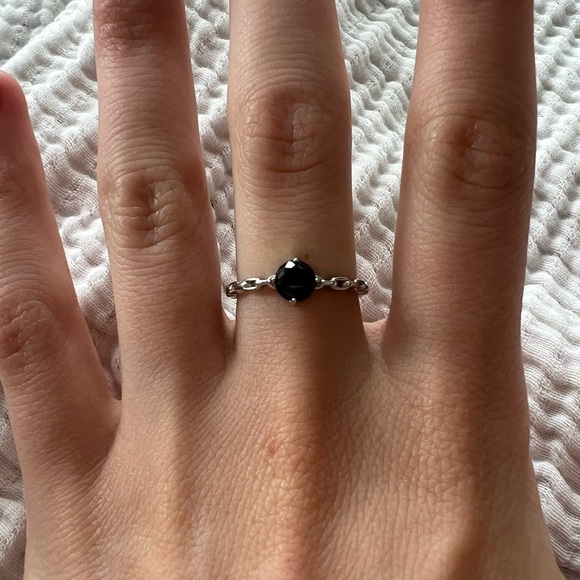 Verameat ring style not sold anymore with insane real black crystal - Picture 6 of 6